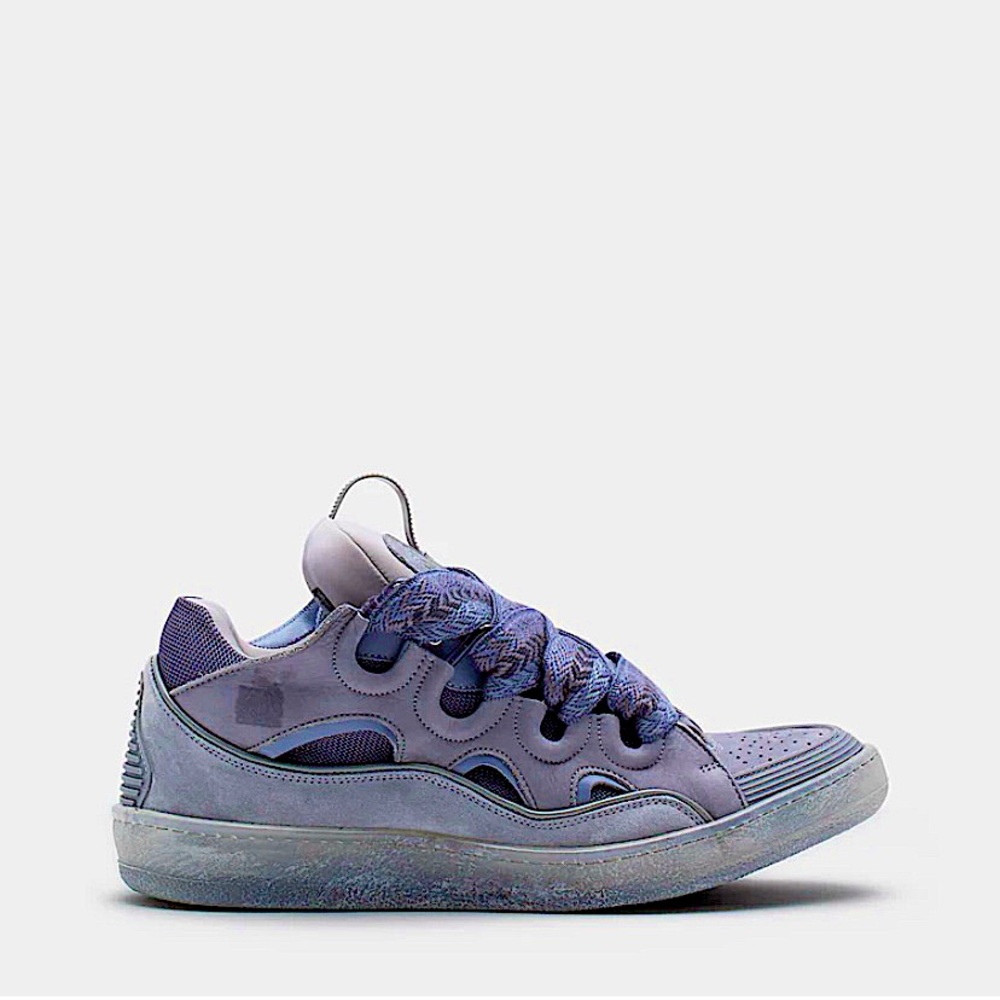 LANVIN Leather Curb Sneakers